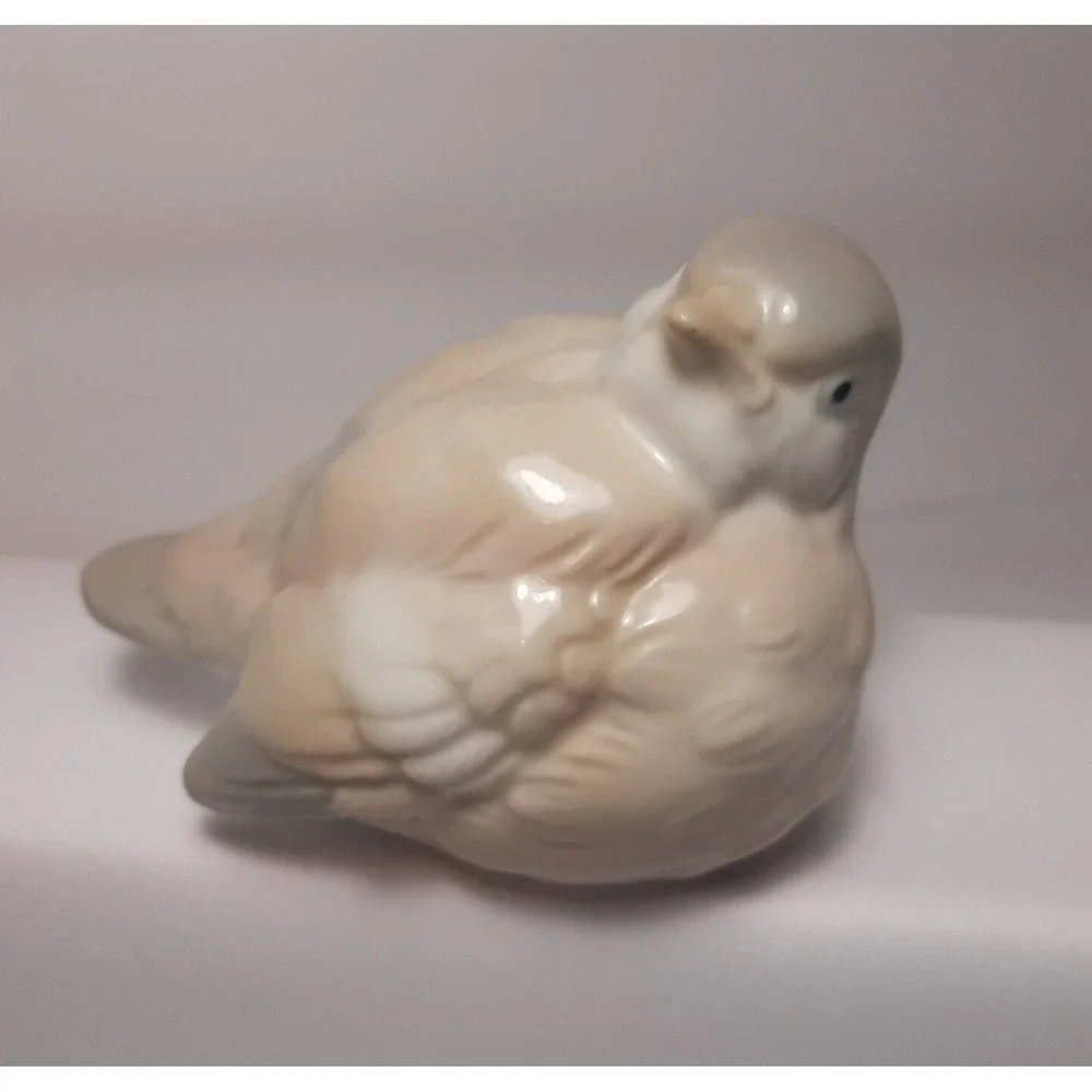 Otagiri Bird Figurine Porcelain Blue Gray Chickadee Japan 3